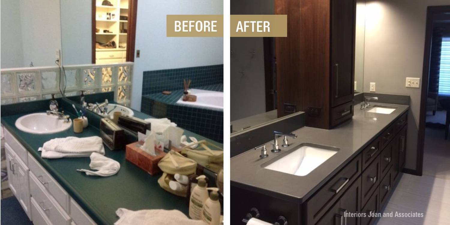 Before and After Bathroom Update